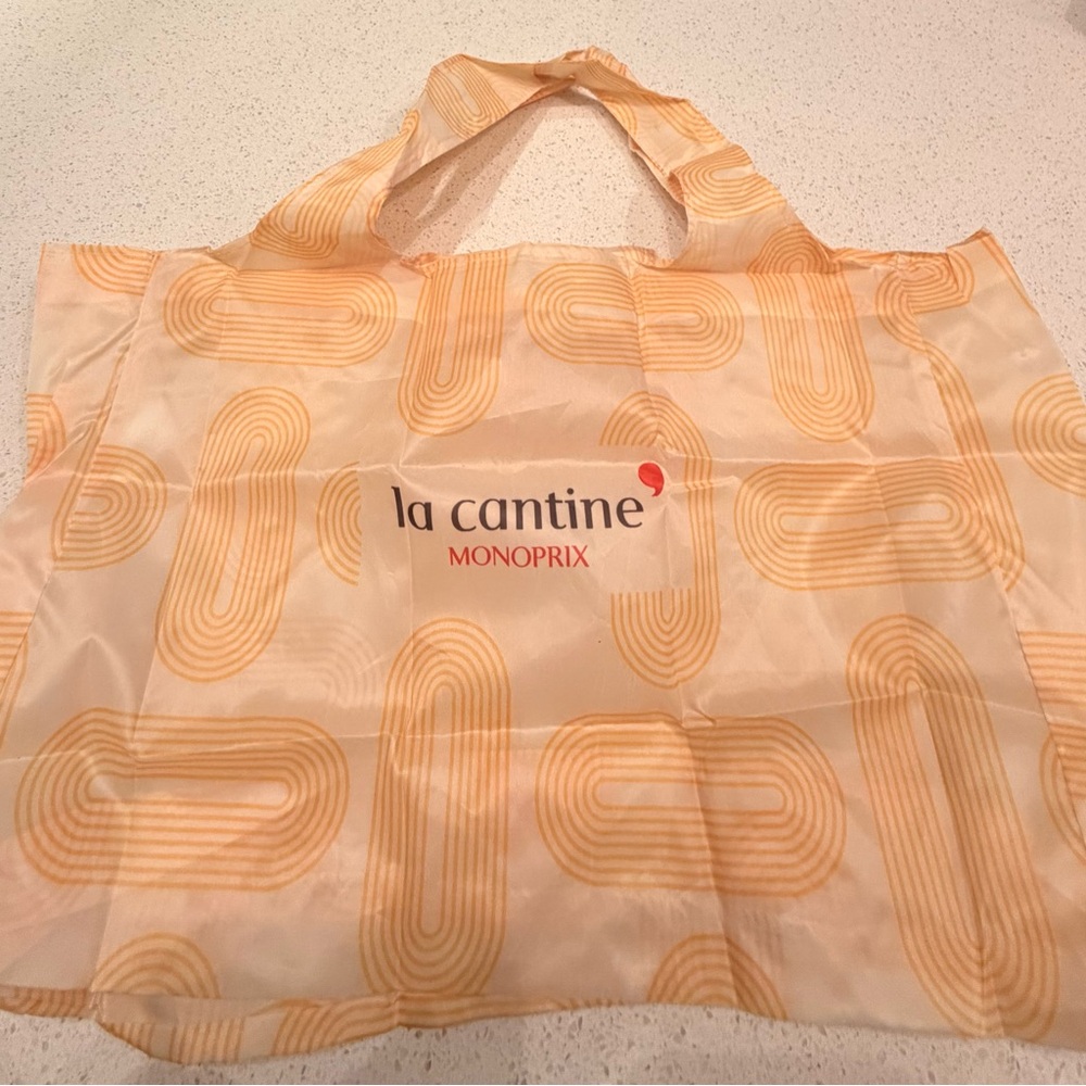 La Cantine Monoprix Patterned Tote Bag